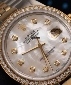 Fine Replica Rolex Datejust 16013 Automatic Movement 36mm Gold/steel Case Mens/unisex Watch