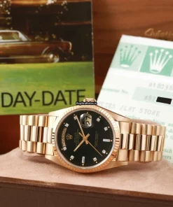 Luxury Imitation Rolex Day-date 36 18038 Caliber 3055 Automatic Movement 36mm Yellow Gold Case Mens/unisex Watch