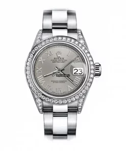 Superb Replica Rolex Oyster Perpetual Lady Date 69160 Automatic Movement 26mm Steel Case Womens Watch