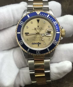 Good Fake Rolex Submariner Date 16613 Caliber 3135 Automatic Movement 40mm Steel Case Watch