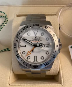 Well Made Fake Rolex Explorer II 216570 Caliber 3187 Automatic Movement 42mm Steel Case Mens/unisex Watch