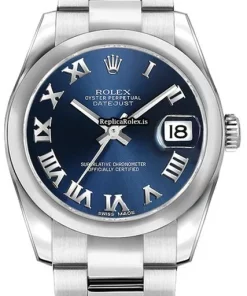 Affordable Knockoff Rolex Lady-datejust 179160-bluro Caliber 2235 Automatic Movement 26mm Steel Case Womens Watch