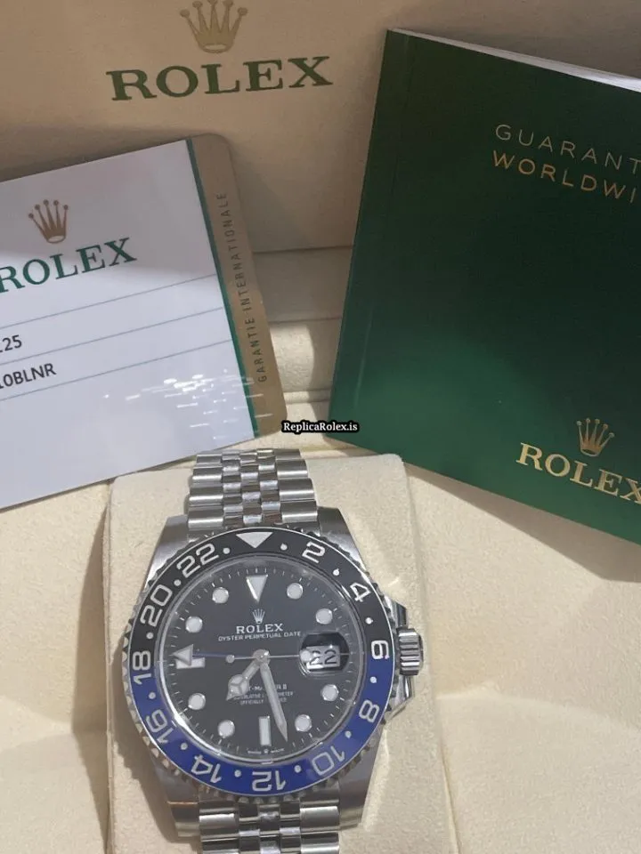 Top Fake Rolex Gmt-master II 126710blnr Caliber 3285 Automatic Movement 40mm Steel Case Mens/unisex Watch - Image 2