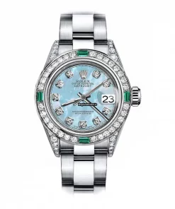 Fantastic Copies Rolex Oyster Perpetual Lady Date 69160 Automatic Movement 26mm Steel Case Womens Watch