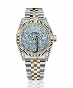 Swiss Replica Rolex Datejust 16013 Automatic Movement 36mm Gold/steel Case Mens/unisex Watch