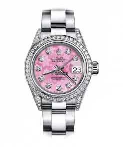 Wholesale Fake Rolex Oyster Perpetual Lady Date 69160 Automatic Movement 26mm Steel Case Womens Watch