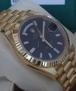 Beautiful Replica Rolex Day-date 40 228238 Caliber 3255 Automatic Movement 40mm Yellow Gold Case Mens/unisex Watch