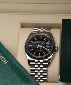 Stylish Imitation Rolex Datejust 126234-0015 Automatic Movement 36mm White Gold Case Mens/unisex Watch