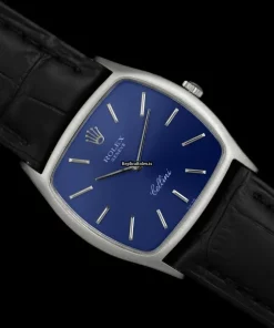 Ideal Fake Rolex Cellini 8162 Caliber 1601 Manual Winding Movement 31.5x35mm White Gold Case Mens/unisex Watch
