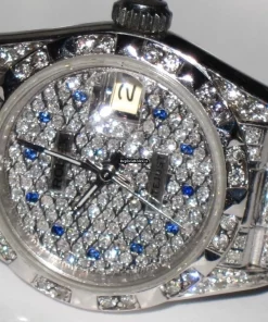 Quality Replica Rolex Datejust Self Winding Automatic 26mm White Gold Case Womens Watch