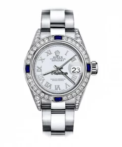 Attractive Knockoff Rolex Oyster Perpetual Lady Date 69160 Automatic Movement 26mm Steel Case Womens Watch