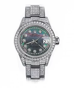 Wonderful Fake Rolex Oyster Perpetual Lady Date 69160 Automatic Movement 26mm Steel Case Womens Watch