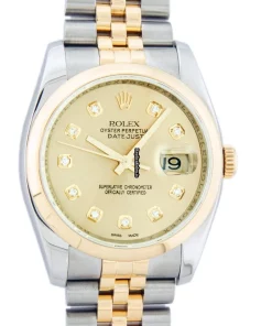 Inexpensive Replica Rolex Datejust 116233 Caliber 3135 Automatic Movement 36mm Gold/steel Case Mens/unisex Watch