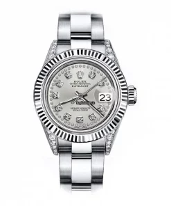 Superior Fake Rolex Oyster Perpetual Lady Date 69160 Automatic Movement 26mm Steel Case Womens Watch