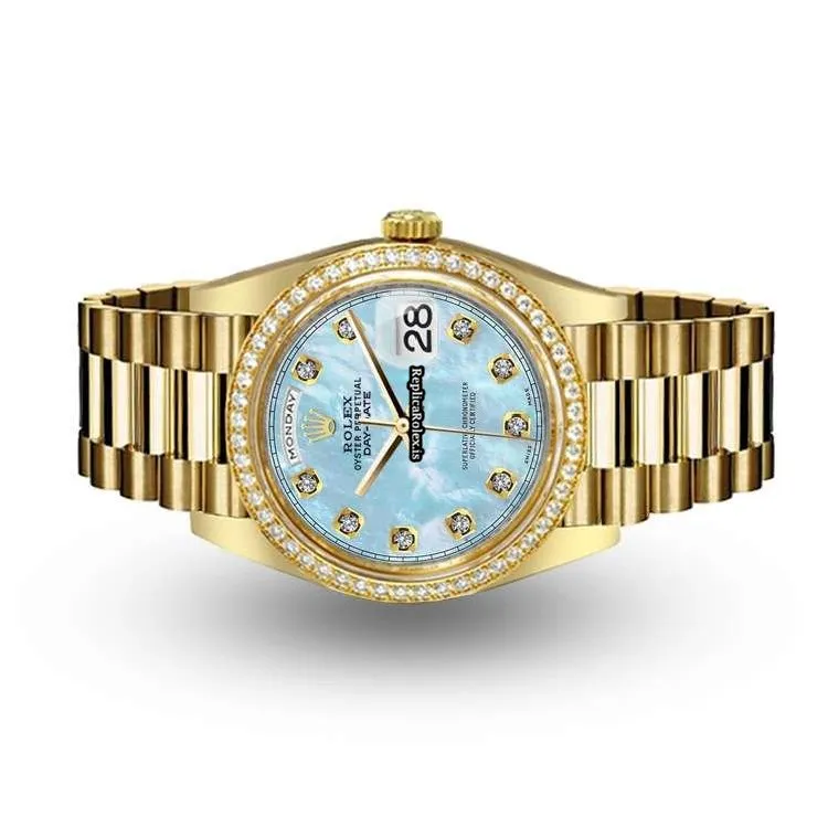 Defect Replica Rolex Day-date 36 18038 Automatic Movement Mens/unisex Watch - Image 5