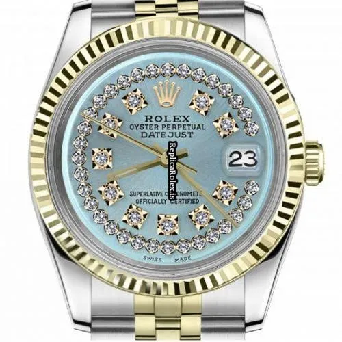 1:1 Replica Rolex Datejust 16013 Automatic Movement 36mm Gold/steel Case Mens/unisex Watch - Image 2