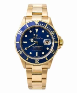 Well Made Fake Rolex Submariner Date 16618 Automatic Movement 42mm Yellow Gold Case Mens/unisex Watch