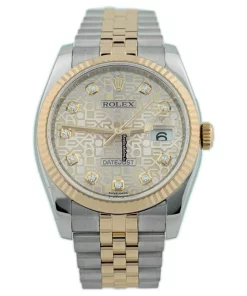 Design Fakes Rolex Datejust 116231 Caliber 3135 Automatic Movement 36mm Gold/steel Case Mens/unisex Watch