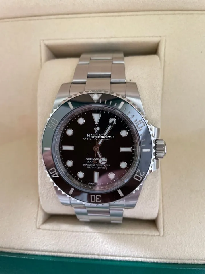 Marvellous Copy Rolex Submariner (no Date) 114060 Caliber 3130 Automatic Movement 40mm Steel Case Mens/unisex Watch - Image 11