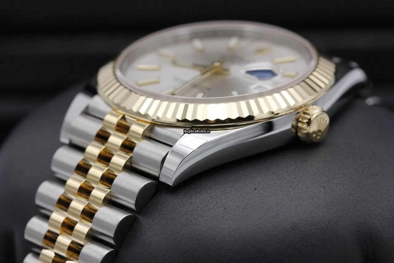 Affordable Replica Rolex Datejust 126333 41mm Gold/steel Case Watch - Image 2