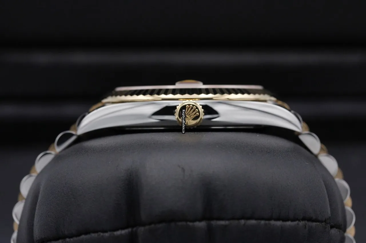 Affordable Replica Rolex Datejust 126333 41mm Gold/steel Case Watch - Image 3