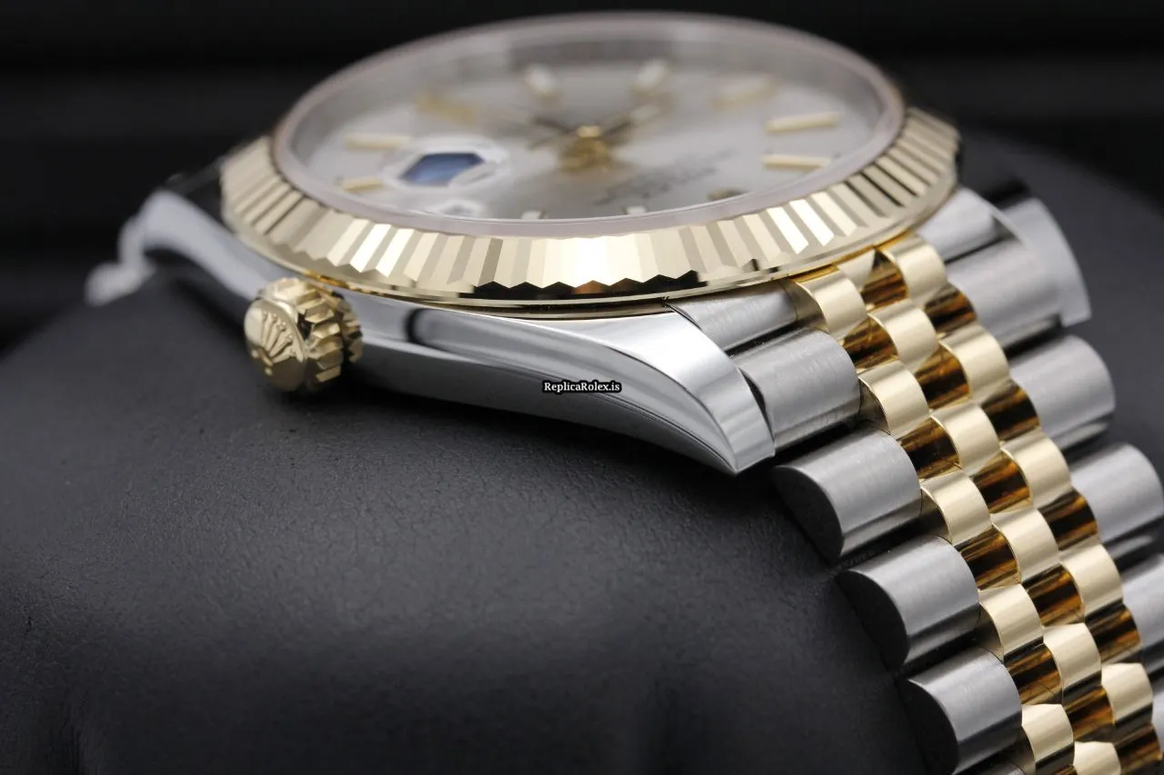 Affordable Replica Rolex Datejust 126333 41mm Gold/steel Case Watch - Image 4