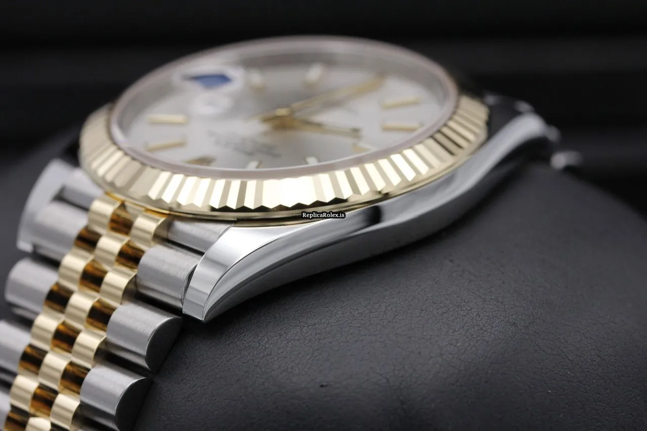 Affordable Replica Rolex Datejust 126333 41mm Gold/steel Case Watch - Image 5