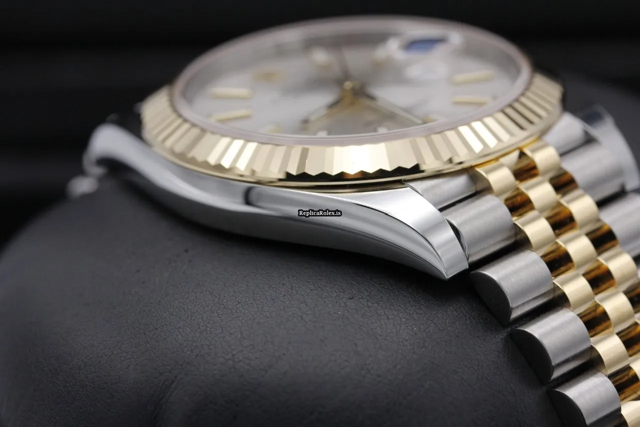 Affordable Replica Rolex Datejust 126333 41mm Gold/steel Case Watch - Image 6