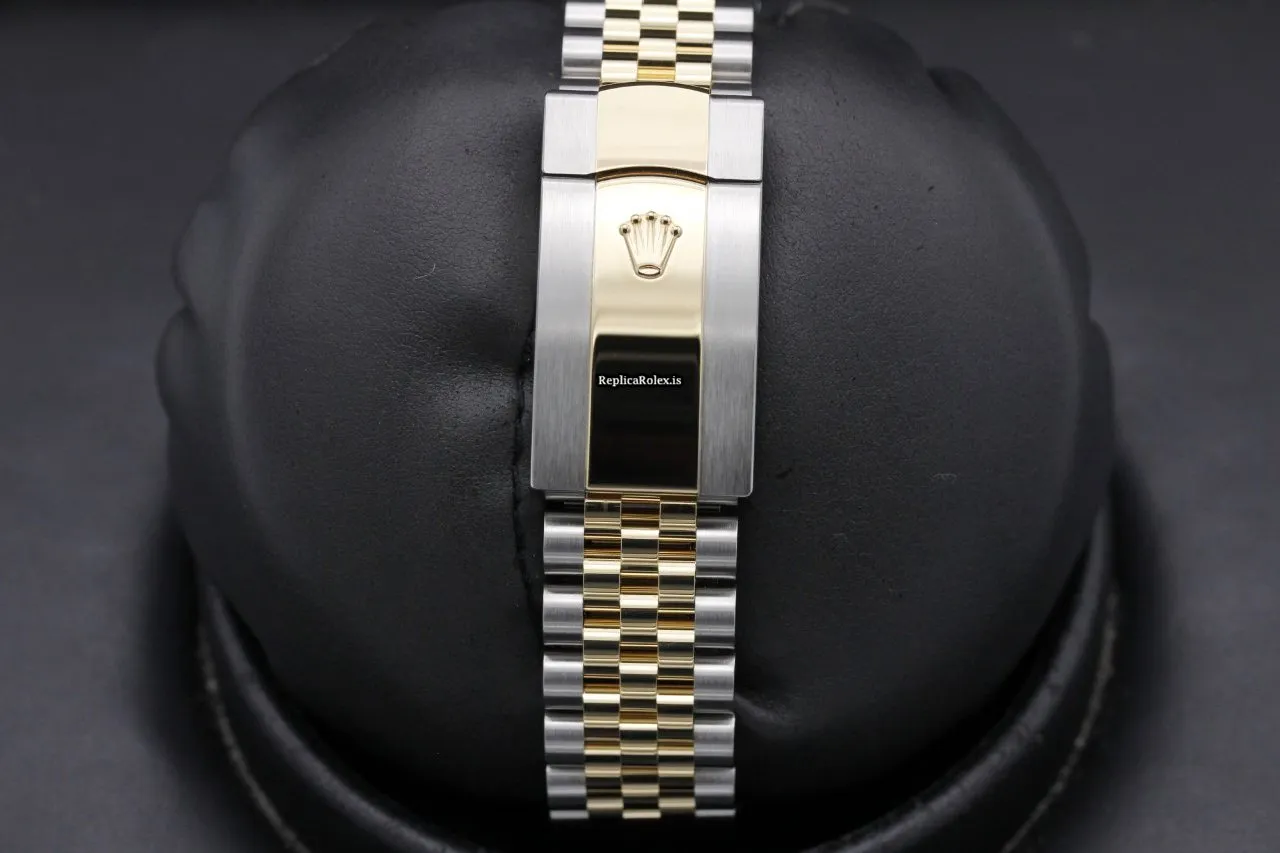 Affordable Replica Rolex Datejust 126333 41mm Gold/steel Case Watch - Image 8