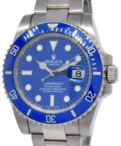 Swiss Replica Rolex Submariner Date 116619 Automatic Movement 40mm White Gold Case Watch