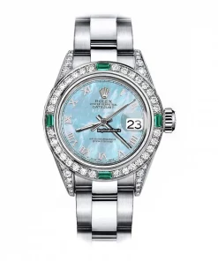 Awesome Replica Rolex Oyster Perpetual Lady Date 69160 Automatic Movement 26mm Steel Case Womens Watch