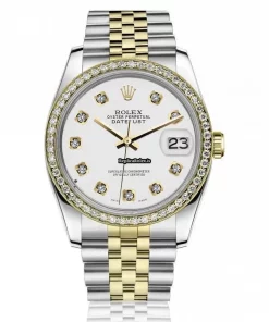Offering Fake Rolex Datejust 16013 Automatic Movement 36mm Gold/steel Case Mens/unisex Watch