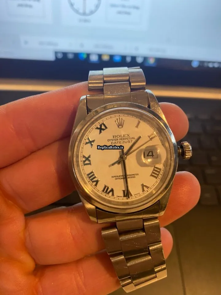 Best Replica Rolex Datejust 16234 Caliber 3135 Automatic Movement 36mm Steel Case Mens/unisex Watch - Image 5