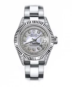 Terrific Fake Rolex Oyster Perpetual Lady Date 69160 Automatic Movement 26mm Steel Case Womens Watch