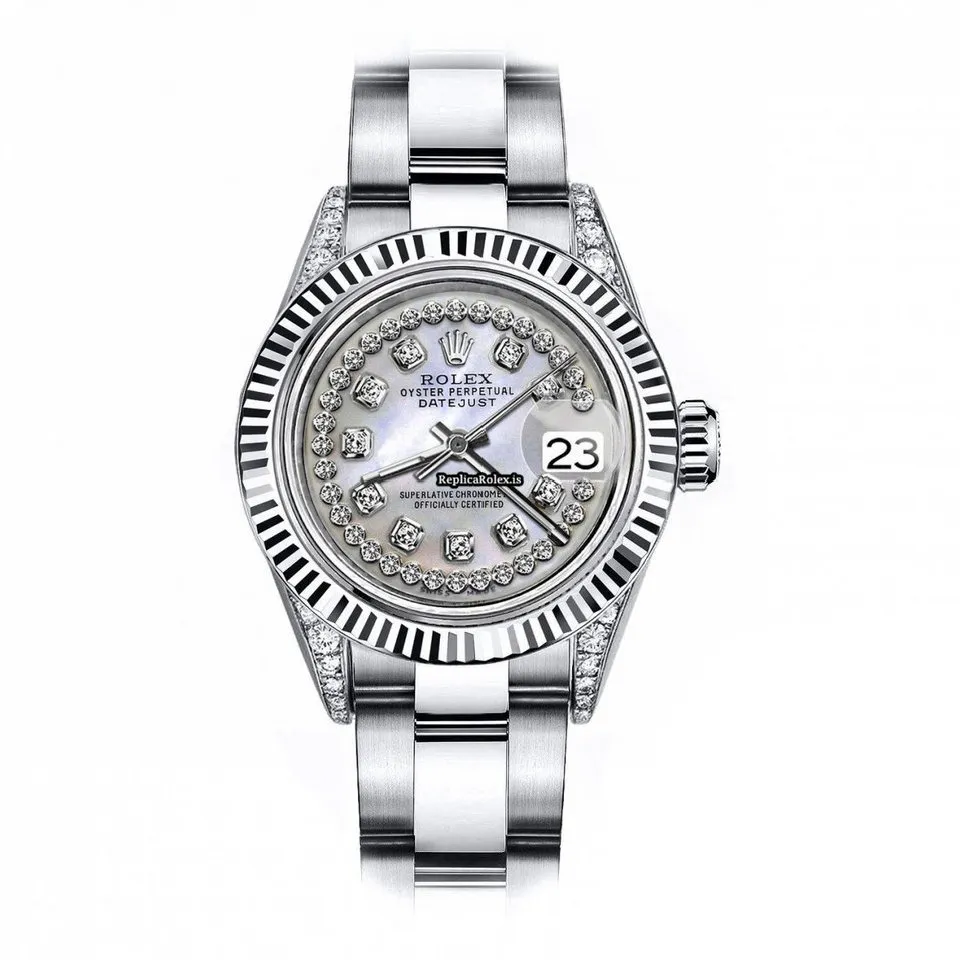 Terrific Fake Rolex Oyster Perpetual Lady Date 69160 Automatic Movement 26mm Steel Case Womens Watch