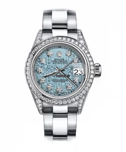 Amazing Replicas Rolex Oyster Perpetual Lady Date 69160 Automatic Movement 26mm Steel Case Womens Watch