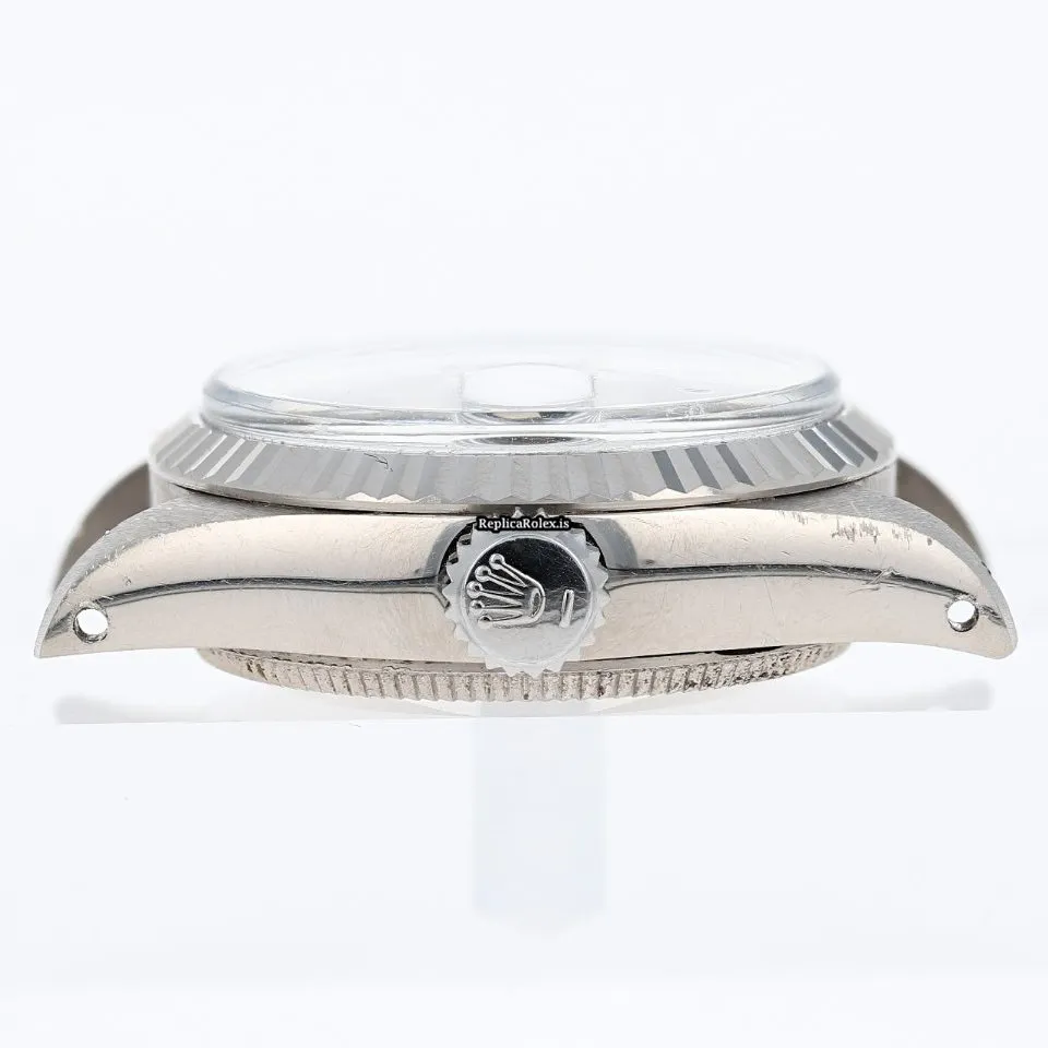Amazing Replica Rolex Lady-datejust 6917 Caliber 2035 Automatic Movement 26mm White Gold Case Womens Watch - Image 6