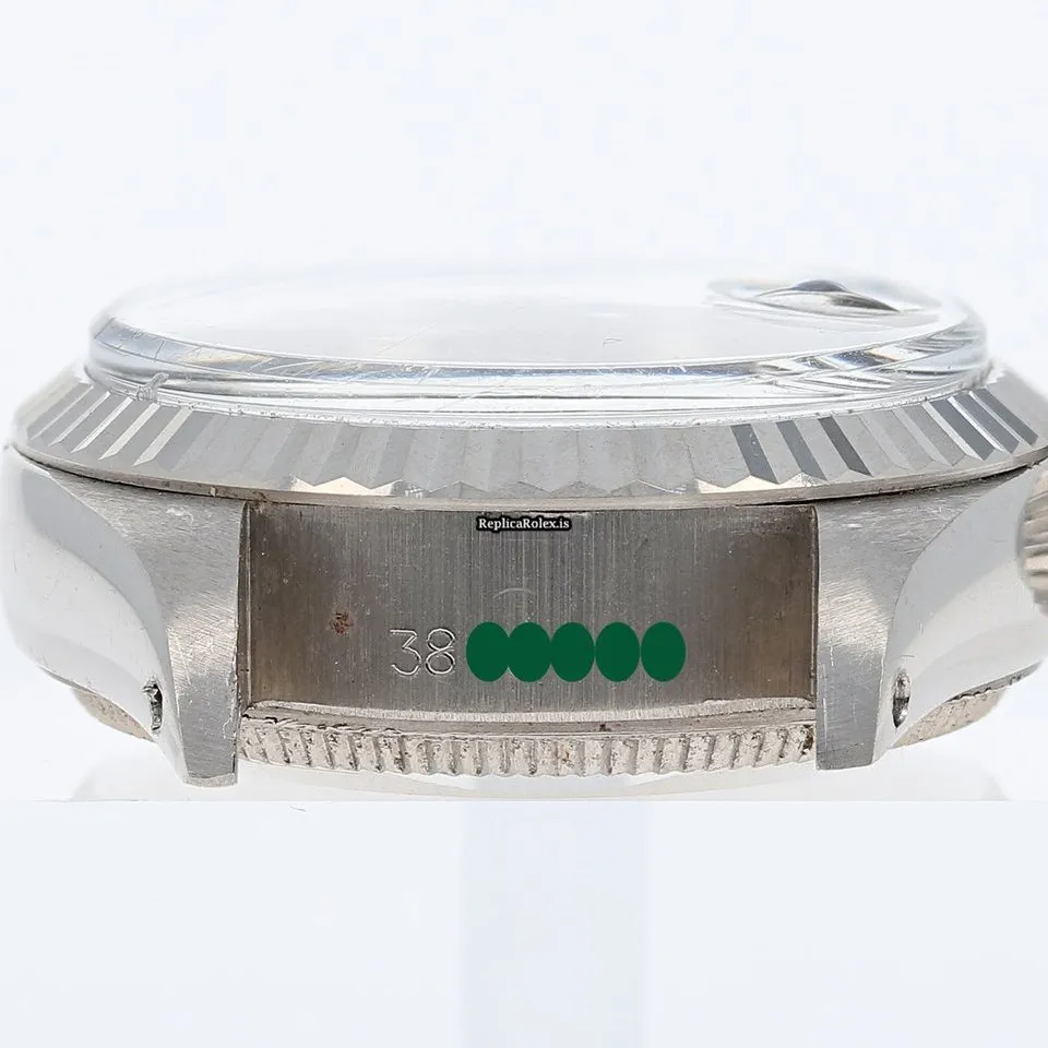 Amazing Replica Rolex Lady-datejust 6917 Caliber 2035 Automatic Movement 26mm White Gold Case Womens Watch - Image 8