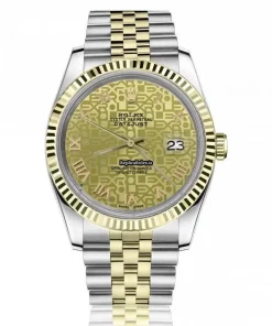 Awesome Replica Rolex Lady-datejust 69173 Automatic Movement 26mm Gold/steel Case Womens Watch
