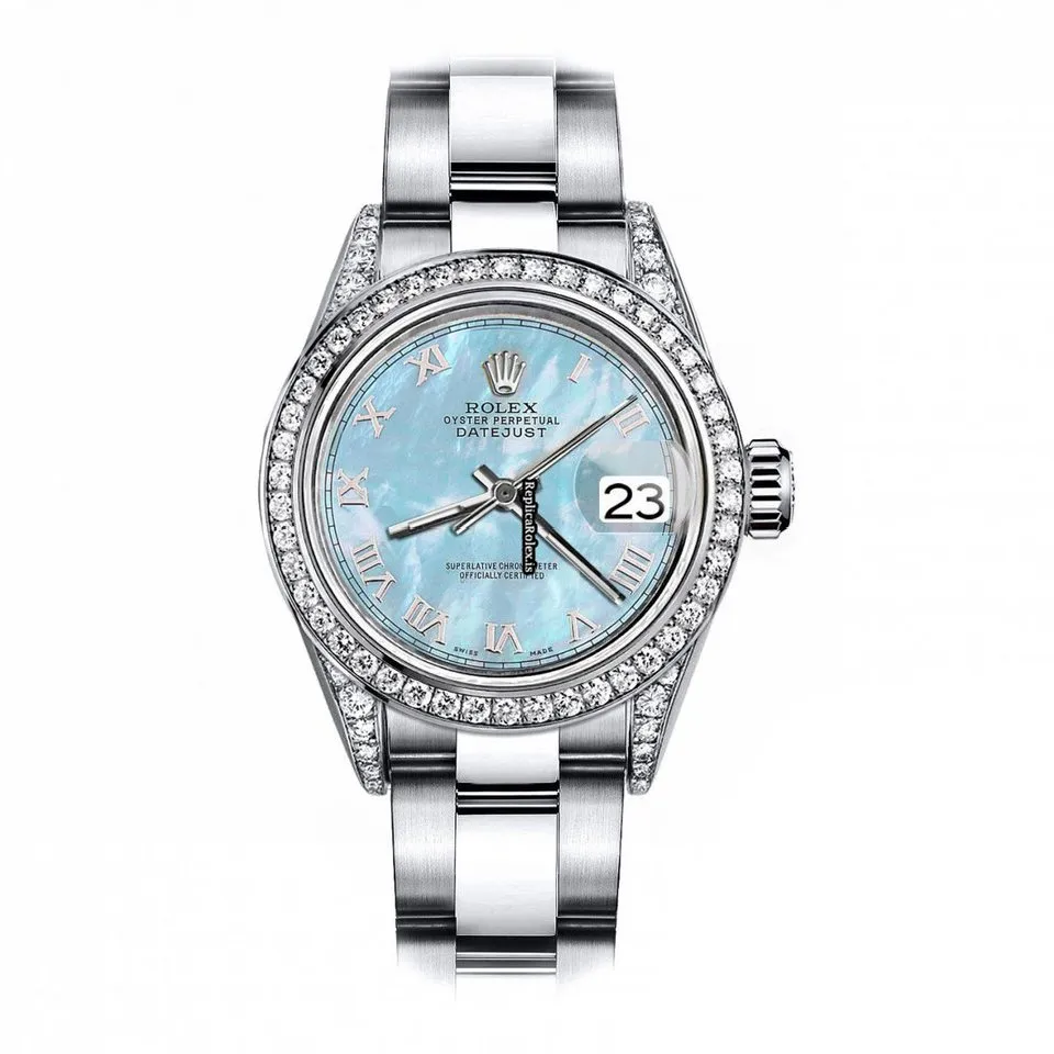 Special Replica Rolex Oyster Perpetual Lady Date 69160 Automatic Movement 26mm Steel Case Womens Watch