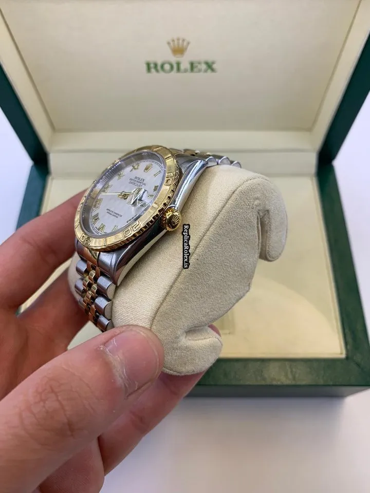 Offering Fake Rolex Datejust Turn-o-graph 16263 Automatic Movement 36mm Gold/steel Case Mens/unisex Watch - Image 5