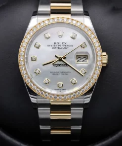 Excellent Replica Rolex Datejust 126283 36mm Gold/steel Case Watch