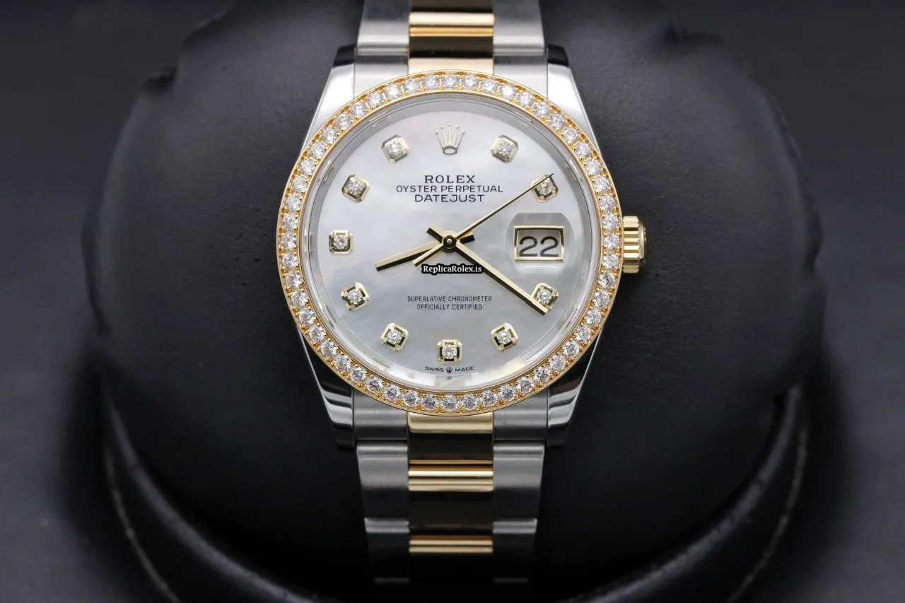 Excellent Replica Rolex Datejust 126283 36mm Gold/steel Case Watch