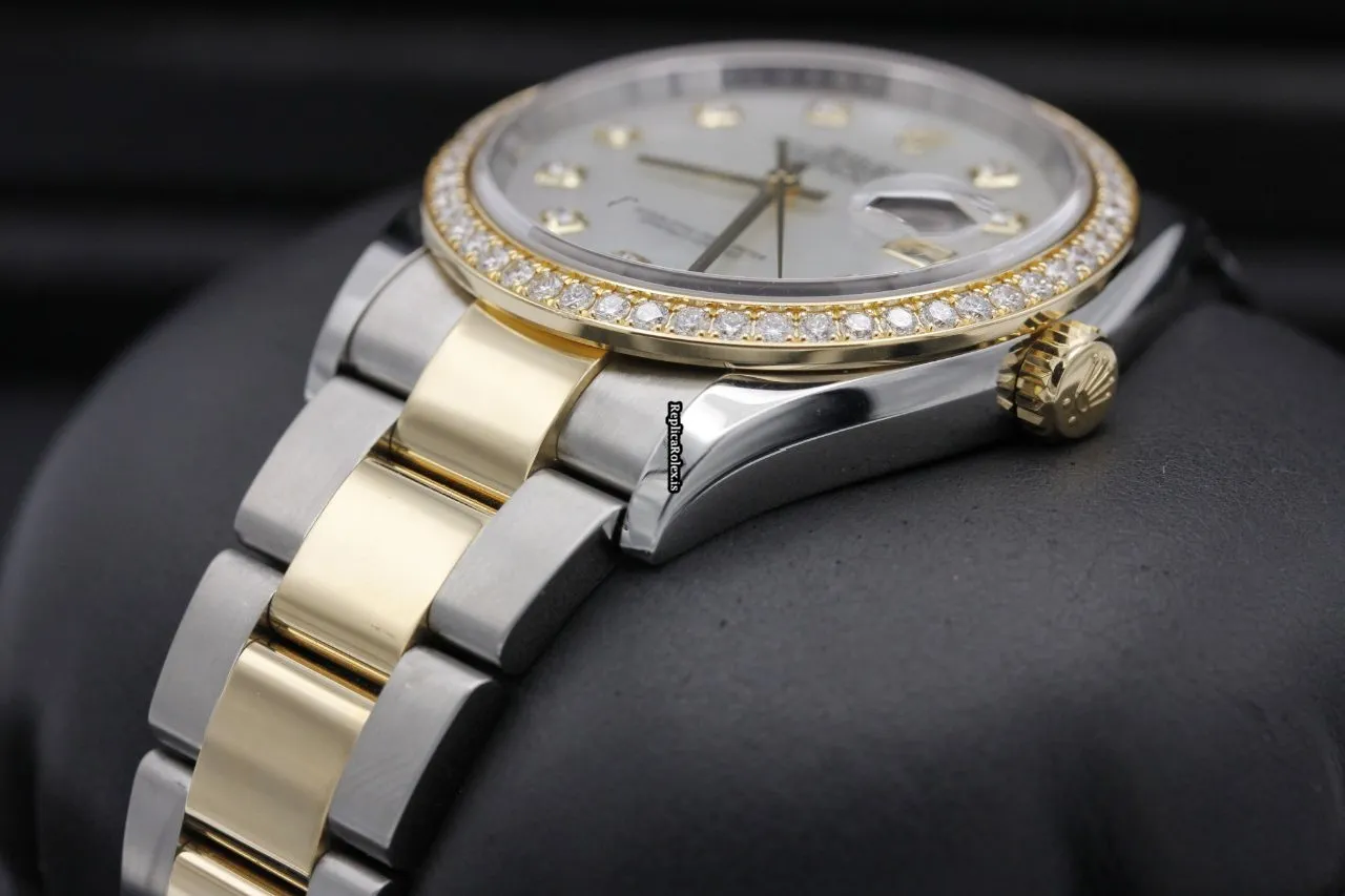 Excellent Replica Rolex Datejust 126283 36mm Gold/steel Case Watch - Image 2