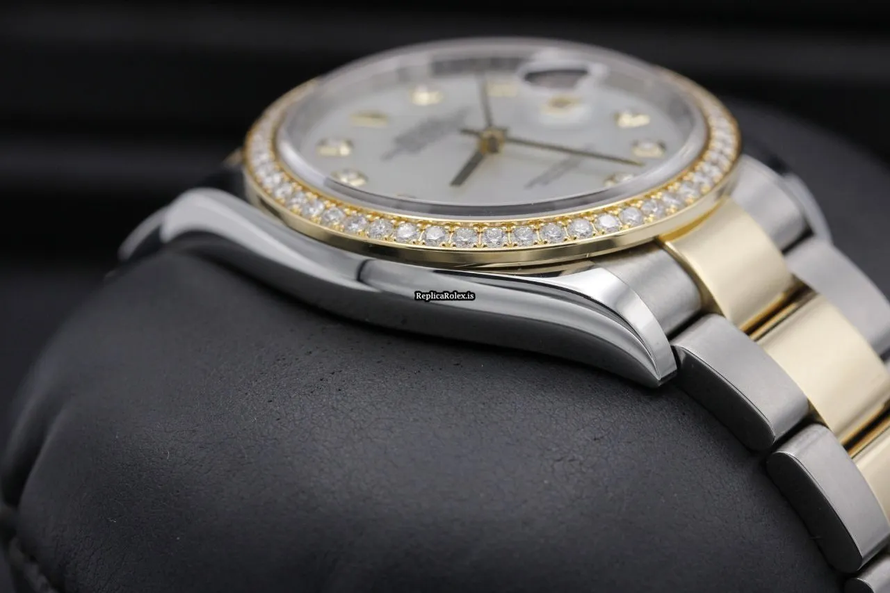 Excellent Replica Rolex Datejust 126283 36mm Gold/steel Case Watch - Image 6