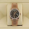 Incredible Replica Rolex Day-date 36 128345rbr Automatic Movement 36mm Rose Gold Case Watch