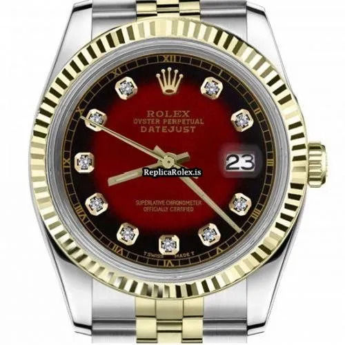Wonderful Fake Rolex Datejust 16013 Automatic Movement 36mm Gold/steel Case Mens/unisex Watch - Image 2