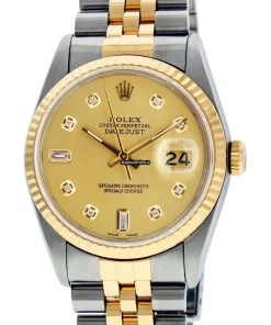 Fantastic Replica Rolex Datejust 16013 Caliber 3035 Automatic Movement 36mm Gold/steel Case Mens/unisex Watch
