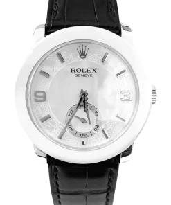 Aaa Fake Rolex Cellini 5240 Manual Winding Movement 35mm Platinum Case Mens/unisex Watch