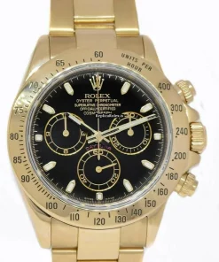 Fantastic Fake Rolex Daytona 116528 Automatic Movement 40mm Yellow Gold Case Mens/unisex Watch